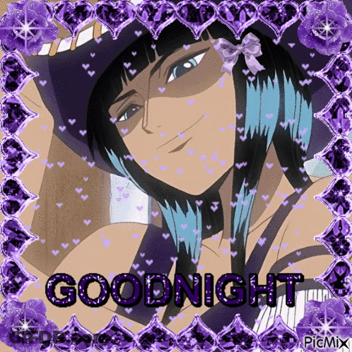 Girl In Hat Saying Goodnight GIF