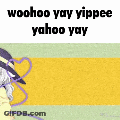 Girl In Hat Saying Woohoo Yay Yippee Yahoo Yay GIF