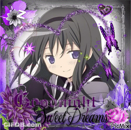 Girl In Heart Saying Goodnight Sweet Dreams GIF