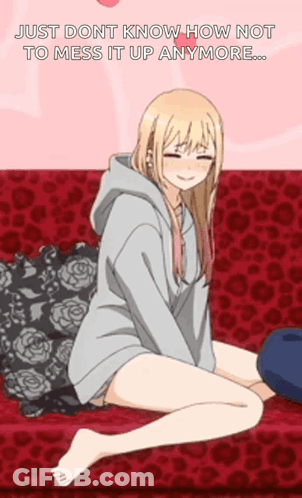 Girl In Hoodie Sitting On Couch With Leopard Pillow GIF