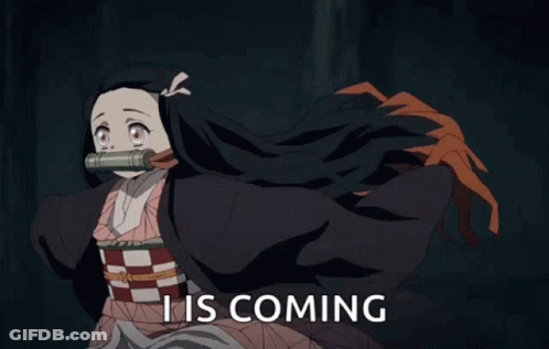 Girl In Kimono Running I Is Coming GIF