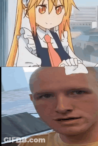 Girl In Maid Outfit And Tie GIF