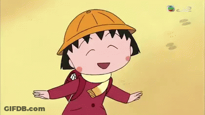 Girl In Orange Hat And Red Jacket GIF