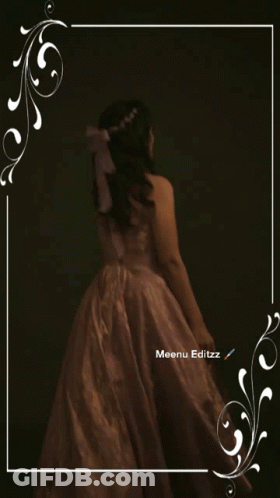 Girl In Pink Dress Dancing GIF