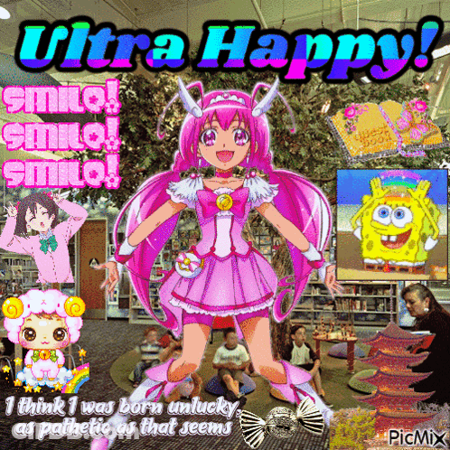 Girl In Pink Dress Ultra Happy GIF