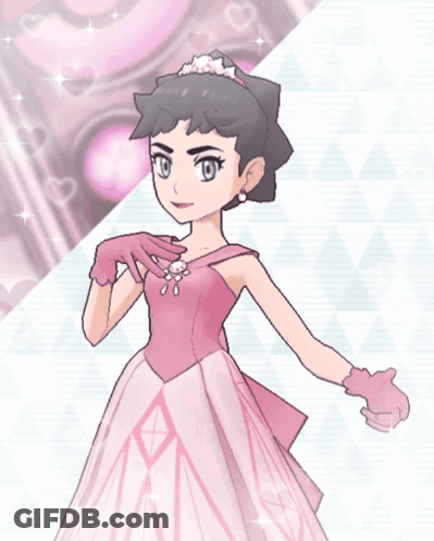 Girl In Pink Dress With Tiara GIF