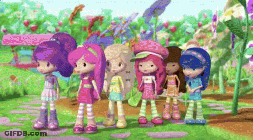 Girl In Pink Hat Eating Food GIF