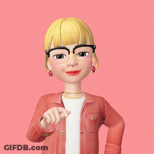 Girl In Pink Jacket Pointing GIF