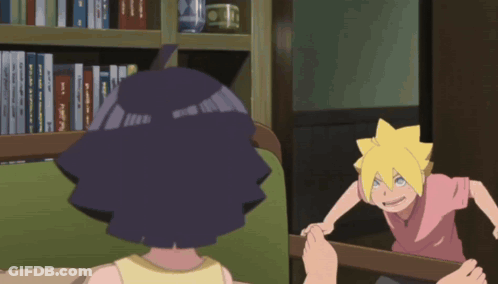 Girl In Pink Shirt Reaching To Boy In Yellow Shirt GIF