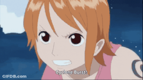 Girl In Pink Shirt Says Cyclone Burst GIF