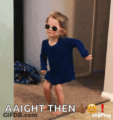 Girl In Pink Sunglasses Pointing At Head GIF