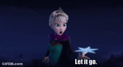 Girl In Purple Cape Standing In Snow GIF