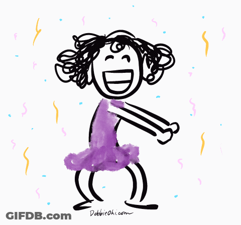 Girl In Purple Dress Debbiechi.com GIF