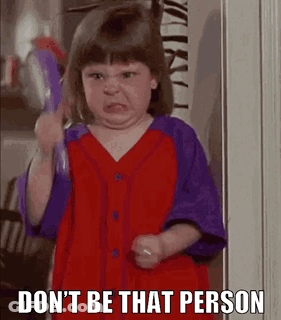 Girl In Red And Purple Shirt Holding Toothbrush GIF