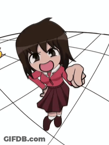 Girl In Red Dress Giving Thumbs Up GIF
