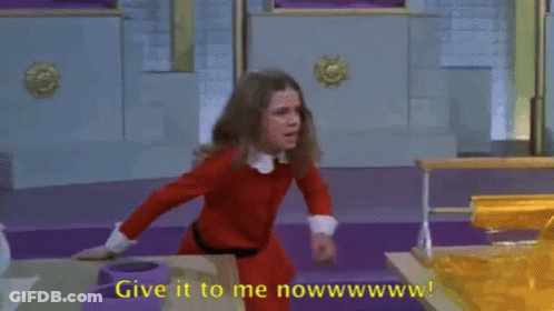 Girl In Red Dress Says Give It To Me Now Wwwwww GIF