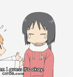 Girl In Red Hoodie Saying Its Okay GIF