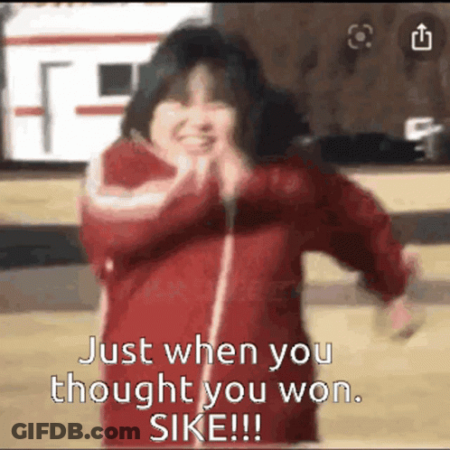 Girl In Red Jacket Dancing With Sike GIF