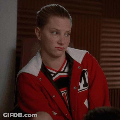 Girl In Red Jacket With Letter M GIF