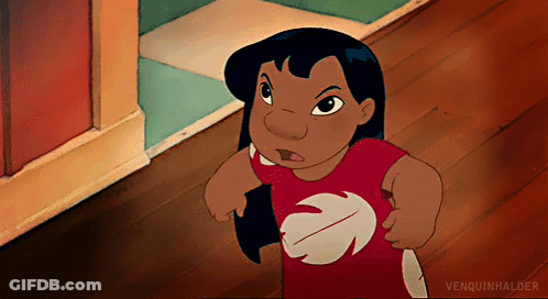 Girl In Red Shirt Saying Venquinhalder GIF