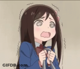 Girl In School Uniform Holding Bag Making Funny Face GIF