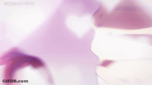 Girl In School Uniform Holding Purple Object GIF