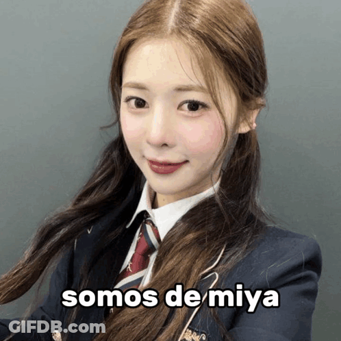 Girl In School Uniform Somos De Miya GIF