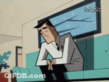 Girl In School Uniform Standing GIF