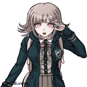 Girl In School Uniform With G GIF