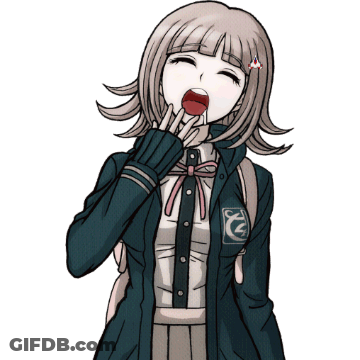 Girl In School Uniform With G GIF