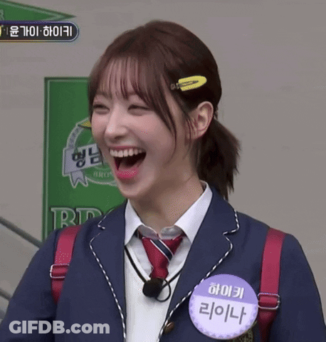 Girl In School Uniform With Name Tag Rio GIF