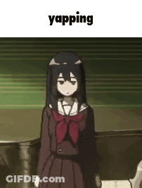 Girl In School Uniform With Red Bow GIF