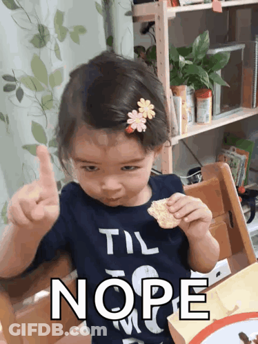 Girl In Shirt Saying Til Nope Giving Thumbs Up GIF