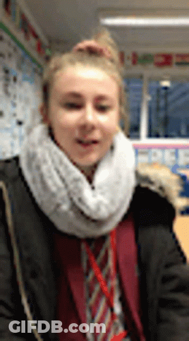 Girl In Snoop Dogg Sweatshirt GIF