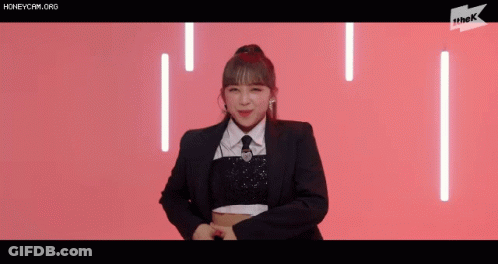 Girl In Suit And Tie Dancing GIF