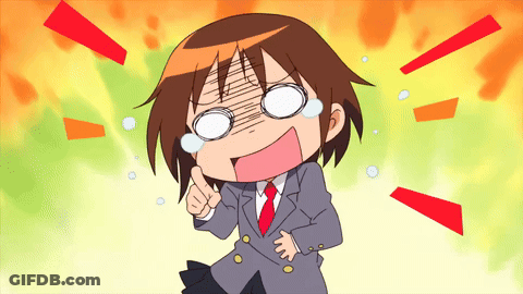 Girl In Suit And Tie Making Funny Face GIF