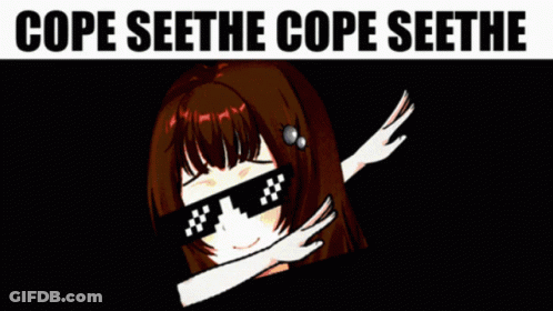 Girl In Sunglasses Cope Seethe Cope Seethe GIF