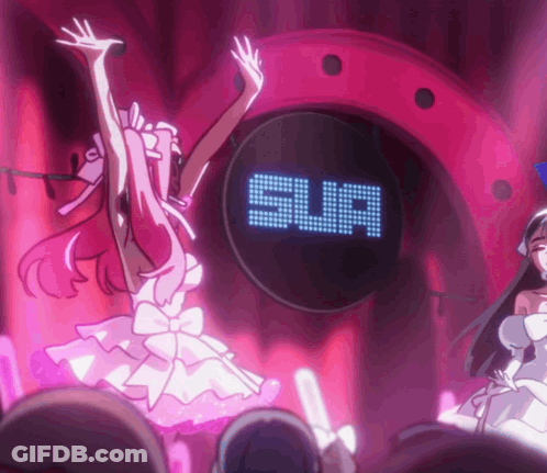 Girl In White Dress Dancing By Sua Sign GIF