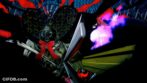 Girl In White Dress Holding Spear GIF