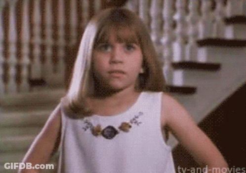 Girl In White Dress On Stairs With TV And Movies GIF