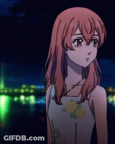 Girl In White Dress With Yellow Flowers GIF