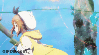 Girl In White Hat And Yellow Jacket With Letter X On Sleeve GIF
