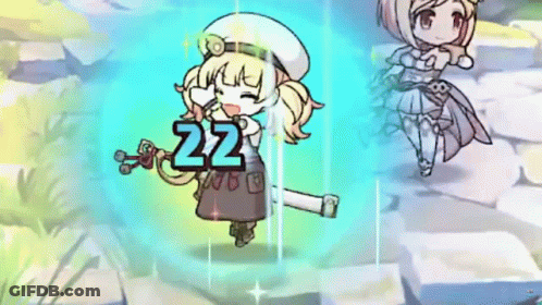 Girl In White Hat Holding Sword In Video Game GIF