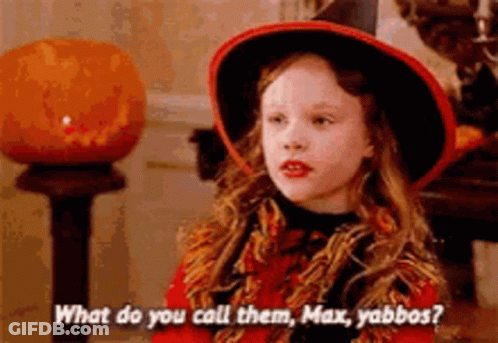 Girl In Witch Costume Asking What Do You Call Them Max Yabbos GIF