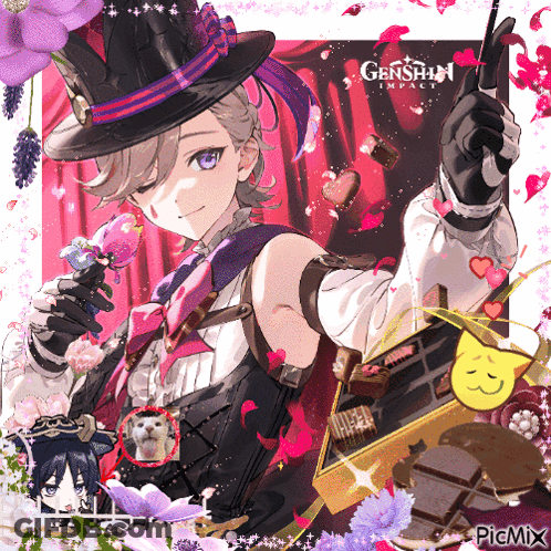 Girl In Witch Costume Genshin Impact GIF