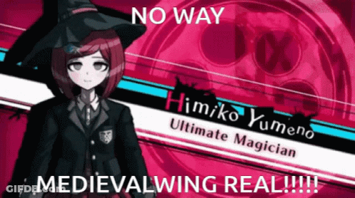 Girl In Witch Hat Standing Before No Way Sign GIF