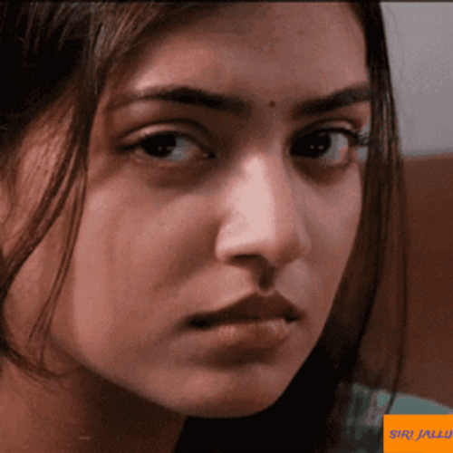 Girl Irritated Face Gesture GIF
