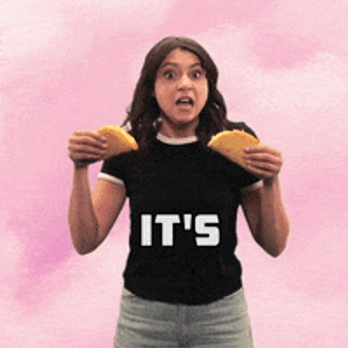 Girl Is Crazy About Taco Tuesday GIF