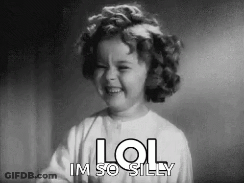 Girl Laughing Black White Lol Im So Silly GIF
