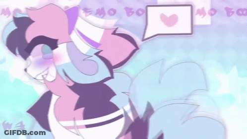 Girl Laying On Bed With Pillow And Heart GIF